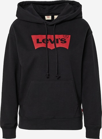 Felpa 'Graphic Standard Hoodie' di LEVI'S ® in nero: frontale