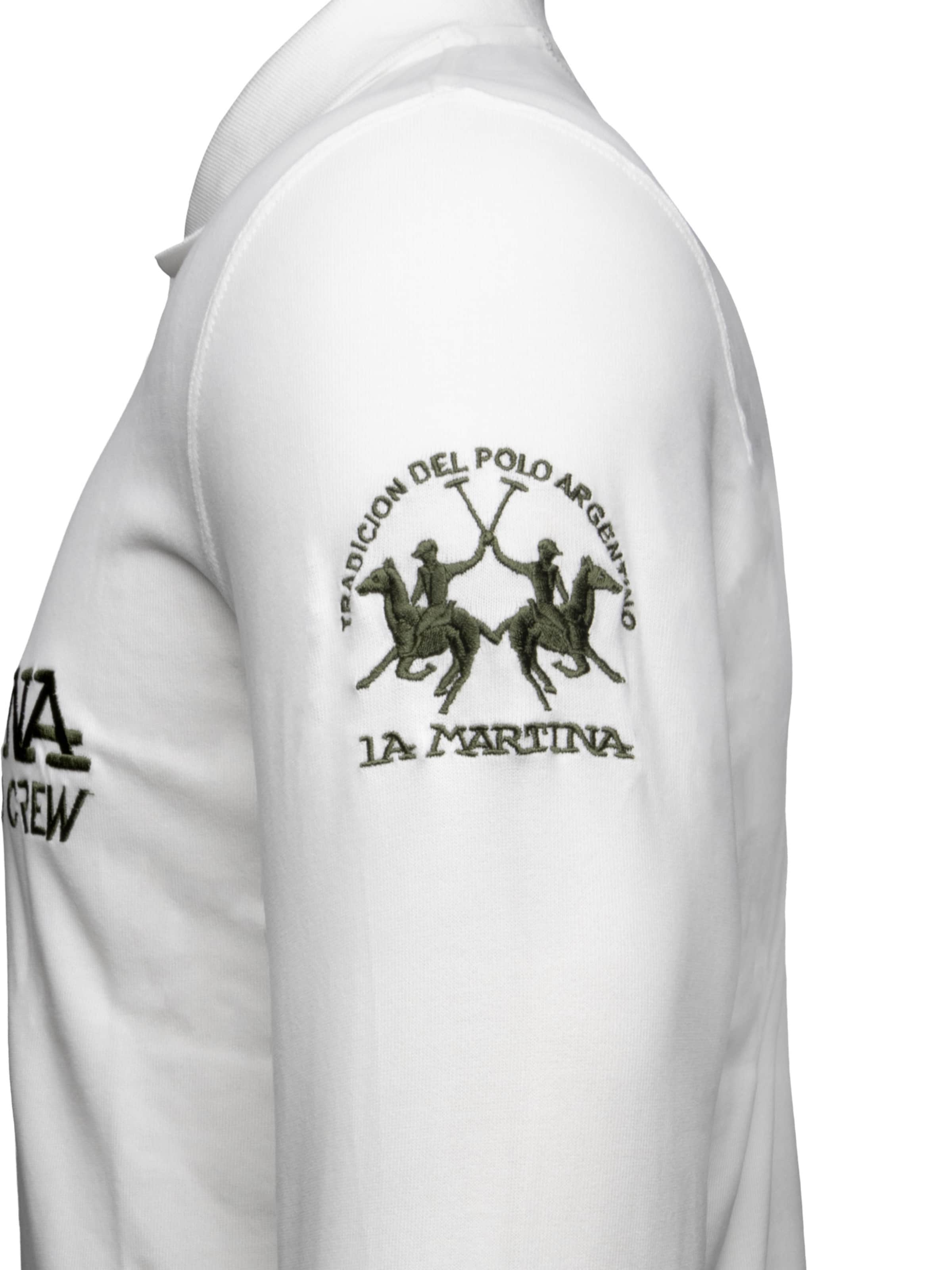 T-Shirt ' XMP306 ' La Martina en blanc