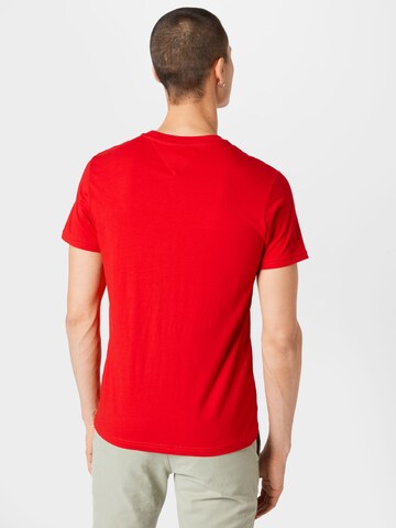 Tommy Jeans - Camiseta en rojo