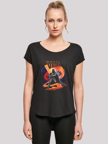F4NT4STIC Shirt 'Star Wars Darth Vader Swirling Fury' in Black: front