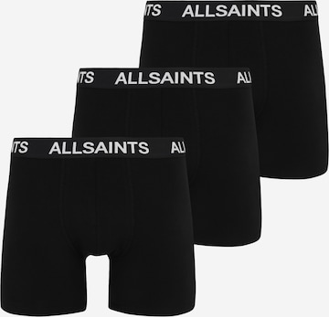 juoda AllSaints Boxer trumpikės: priekis