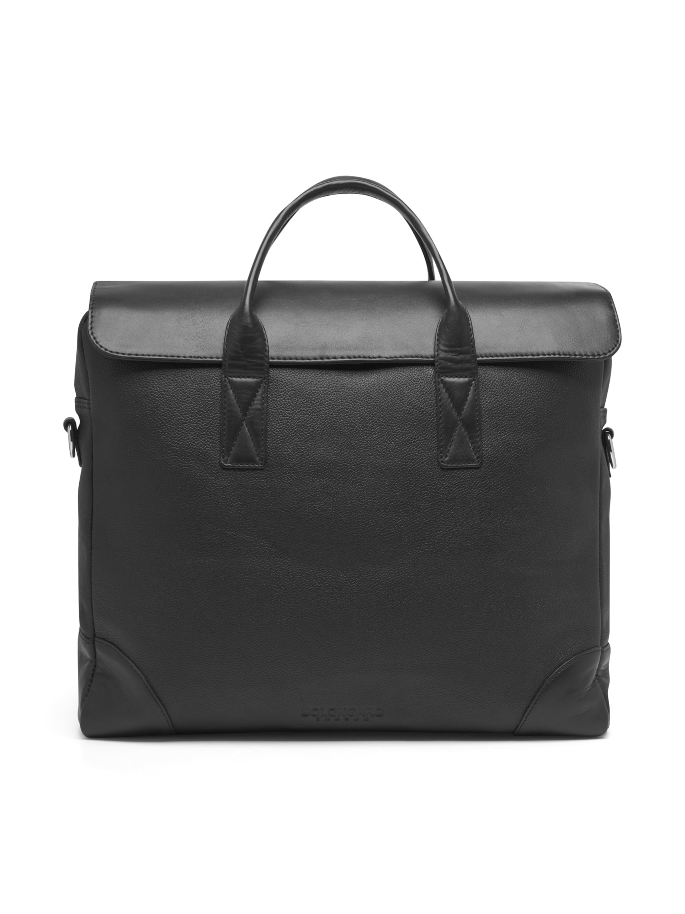 Bolongaro Trevor Laptoptasche 'Karl' in Schwarz: Vorderseite