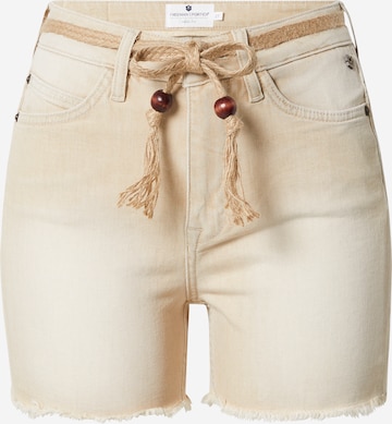 FREEMAN T. PORTER Skinny Jeans 'Coleen Canyon' in Beige: voorkant