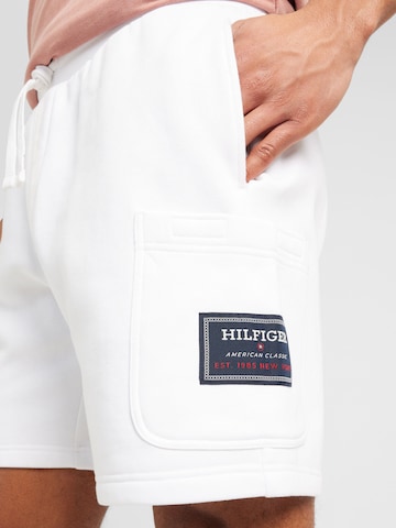 TOMMY HILFIGER Regular Trousers in White
