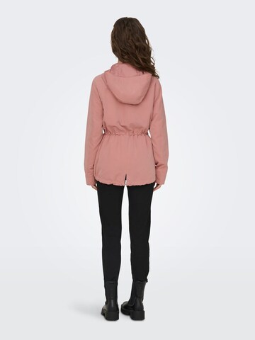ONLY Tussenparka in Roze