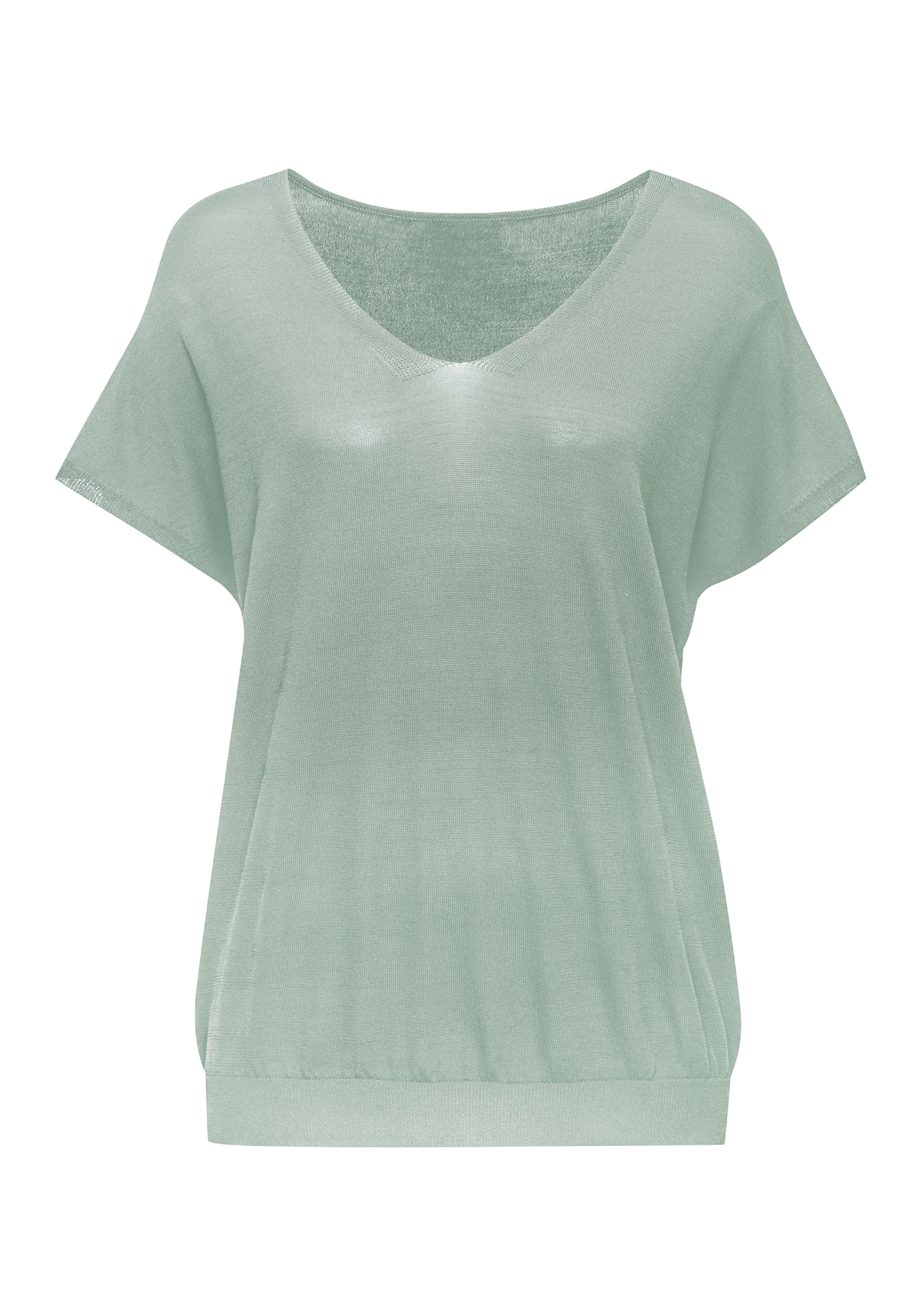 VIVANCE Sweater in Green: front