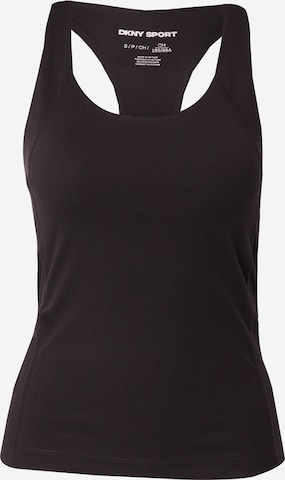 DKNY Performance Športový top - Čierna: predná strana