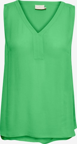 Kaffe Top 'Amber' in Green: front