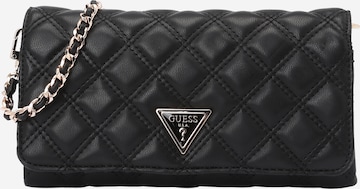juoda GUESS Rankinė su ilgu dirželiu 'GIULLY II XBODY FLAP ORGANIZER': priekis
