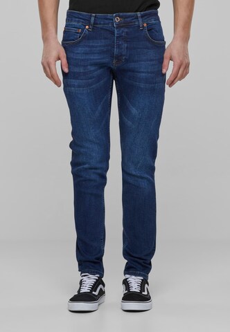 2Y Premium Skinny Jeans in Blue: front