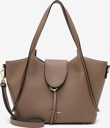 Cabas 'Manuela' Tamaris en beige : devant