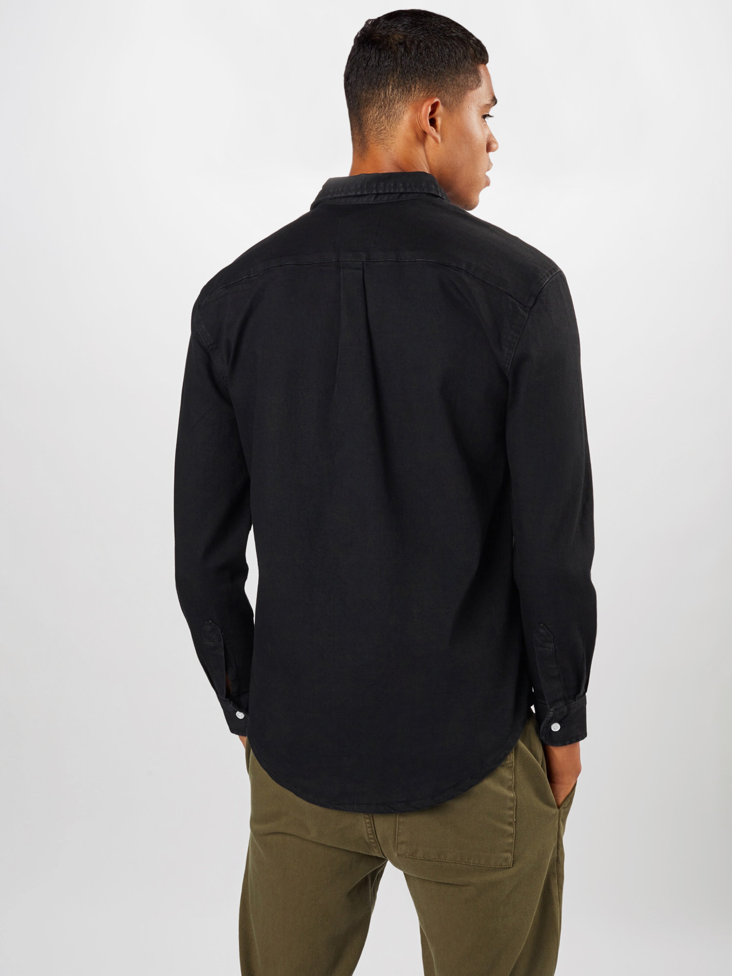 Männer Hemden Denim Project Hemd 'Lenny' in Schwarz - GU78118 Männer Hemden Denim Project Hemd 'Lenny' in Schwarz - GU78118