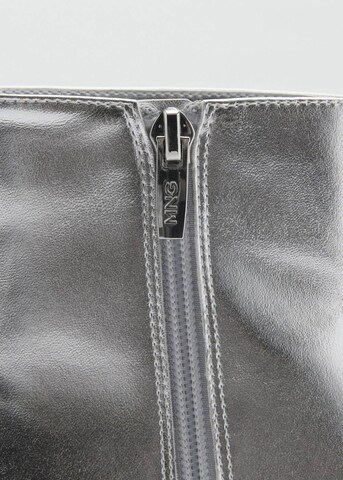 MANGO Ankle Boots 'strapy' in Silver