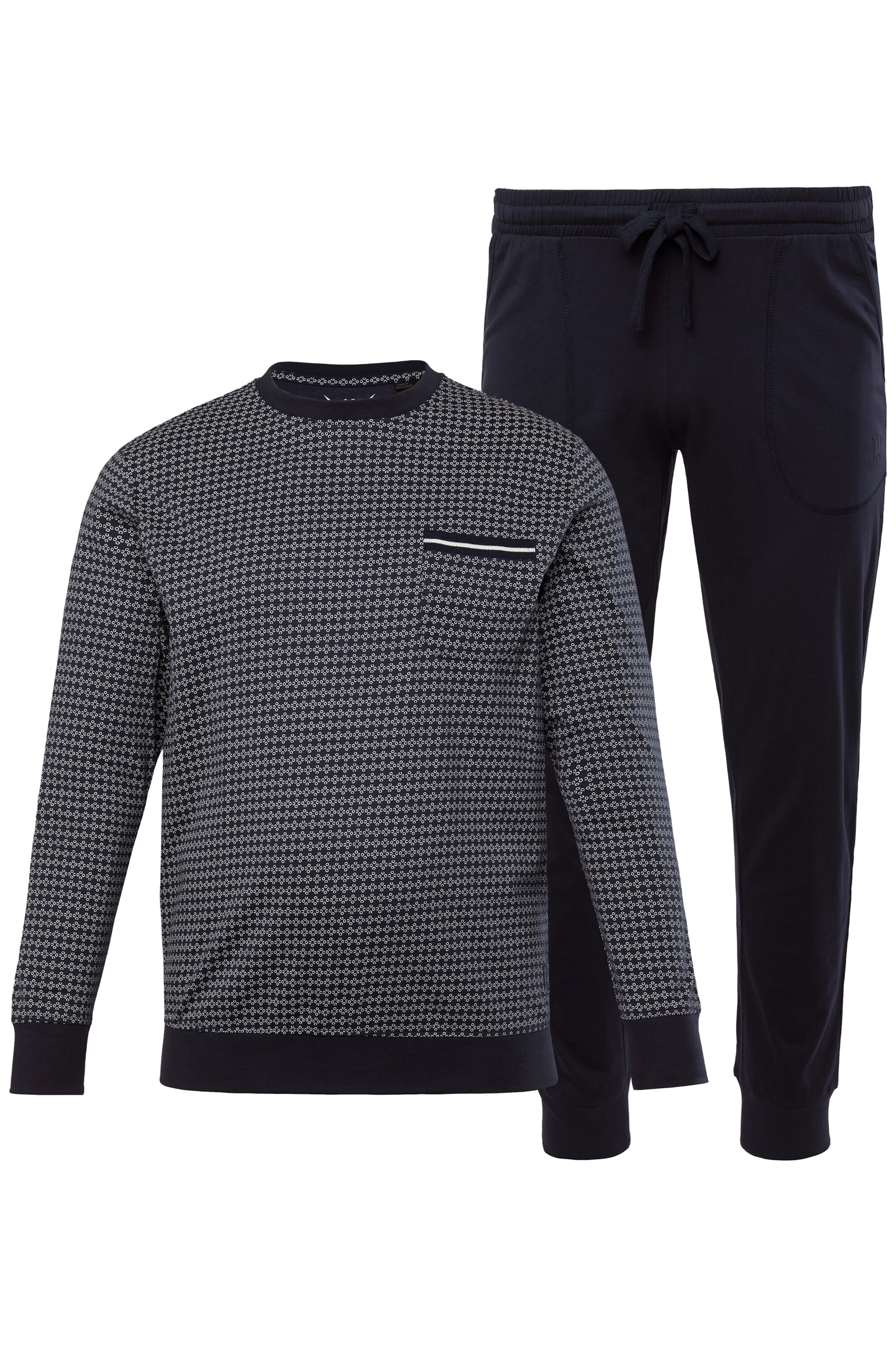 JP1880 Schlafanzug in Blau: Vorderseite