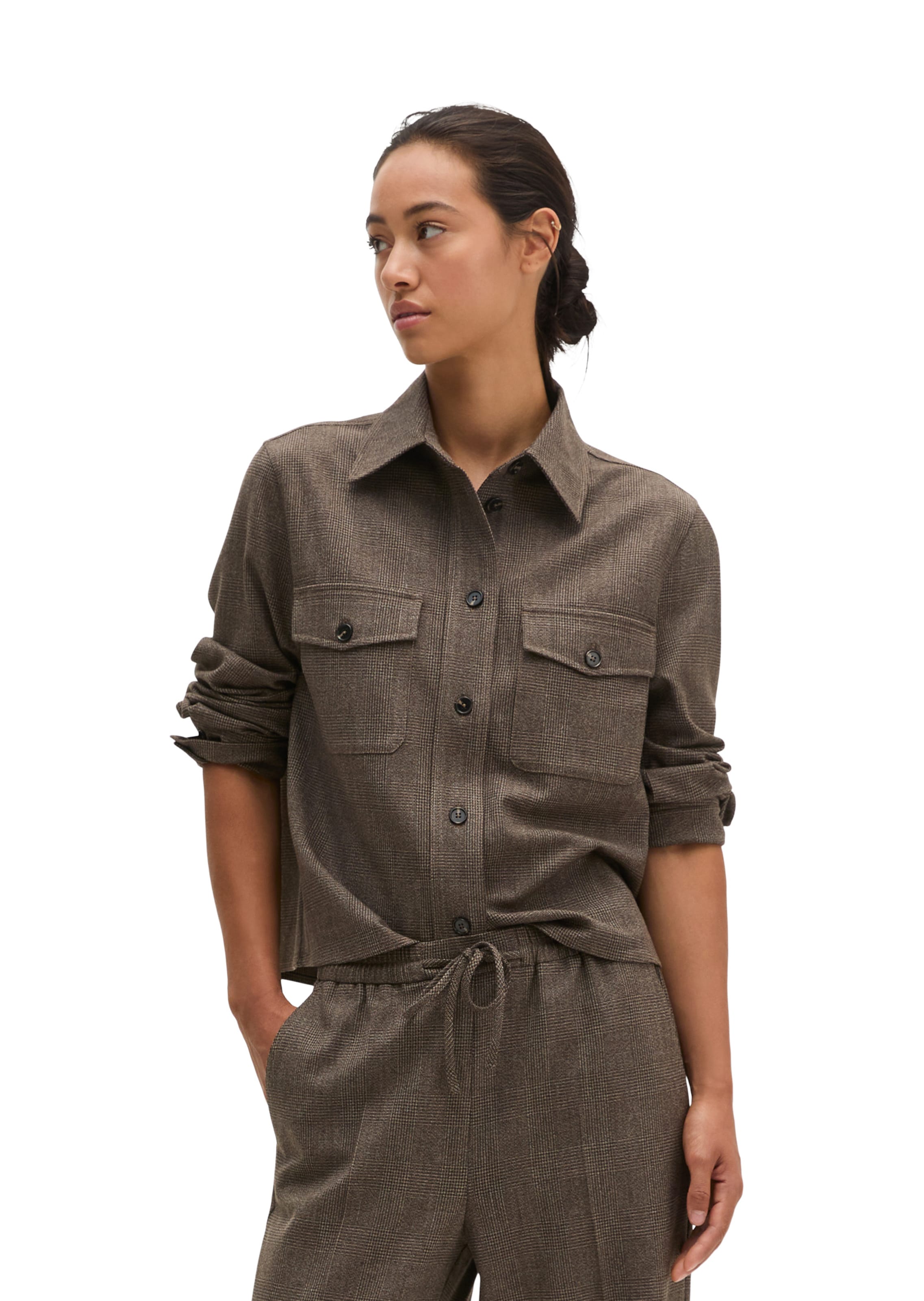 Marc O'Polo Jacke in Braun: Vorderseite