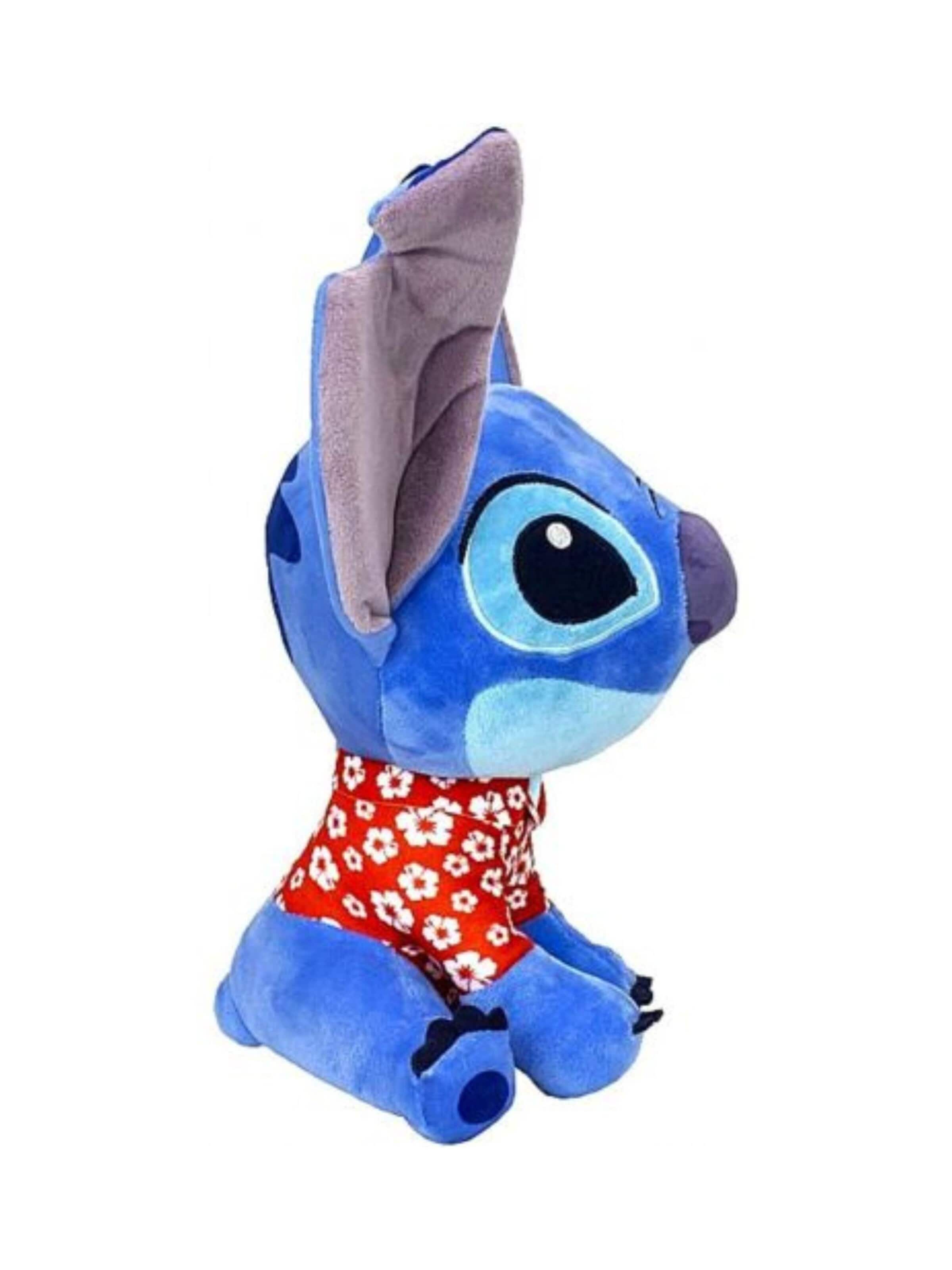 Animaux en peluche 'Stitch Hawaii Lil Bodz Plüsch – Weich & Knuddelig mit Sound (30cm)' DISNEY en bleu