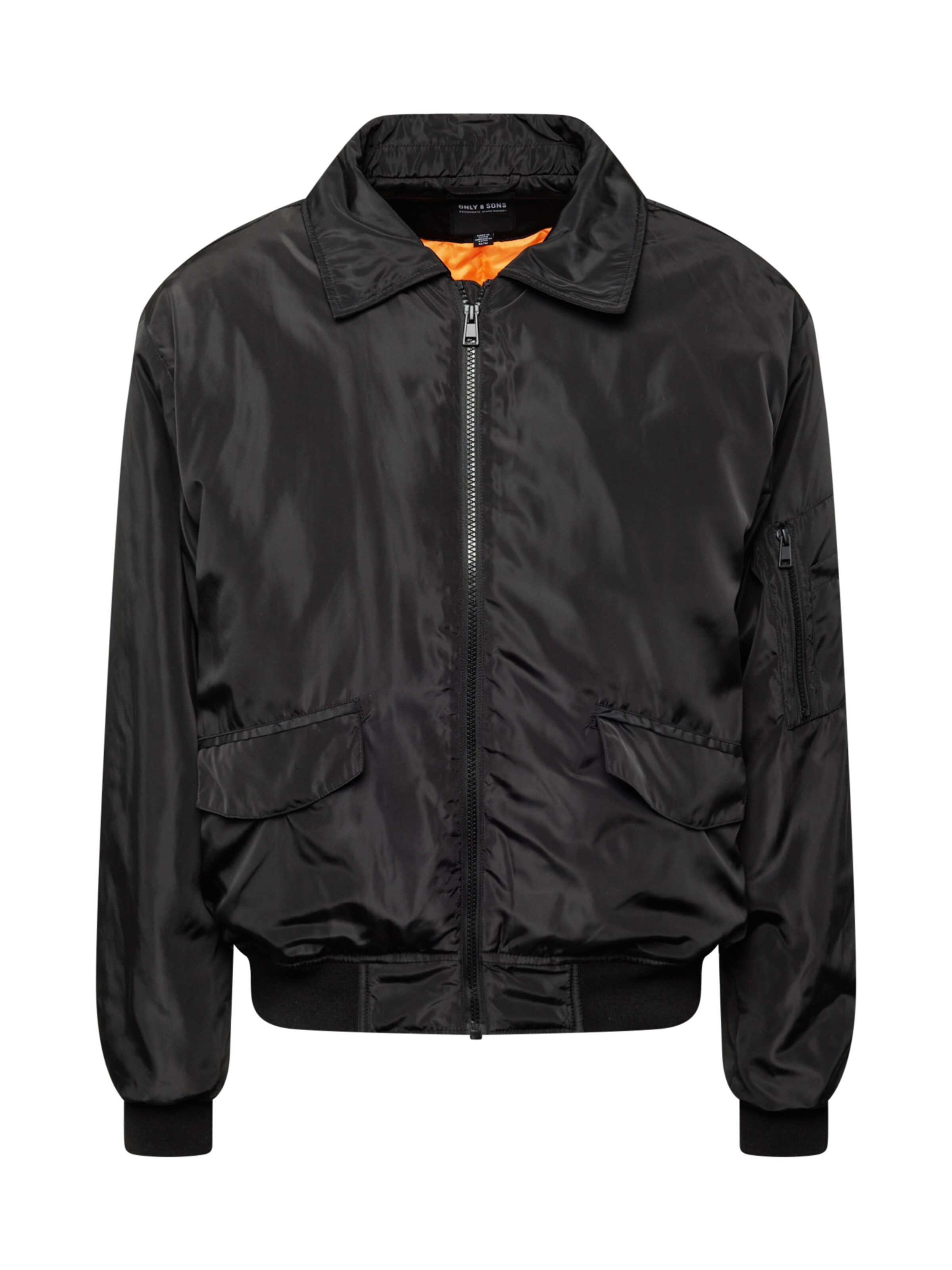 Only & Sons Jacke 'NICK' in Schwarz: Vorderseite