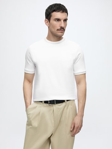 BOSS - Camisa 'H-Tessler 195' em branco