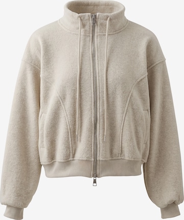 Veste en polaire MYMO en beige : devant