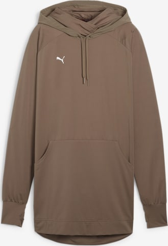 PUMA Athletic Sweatshirt in Brown: front