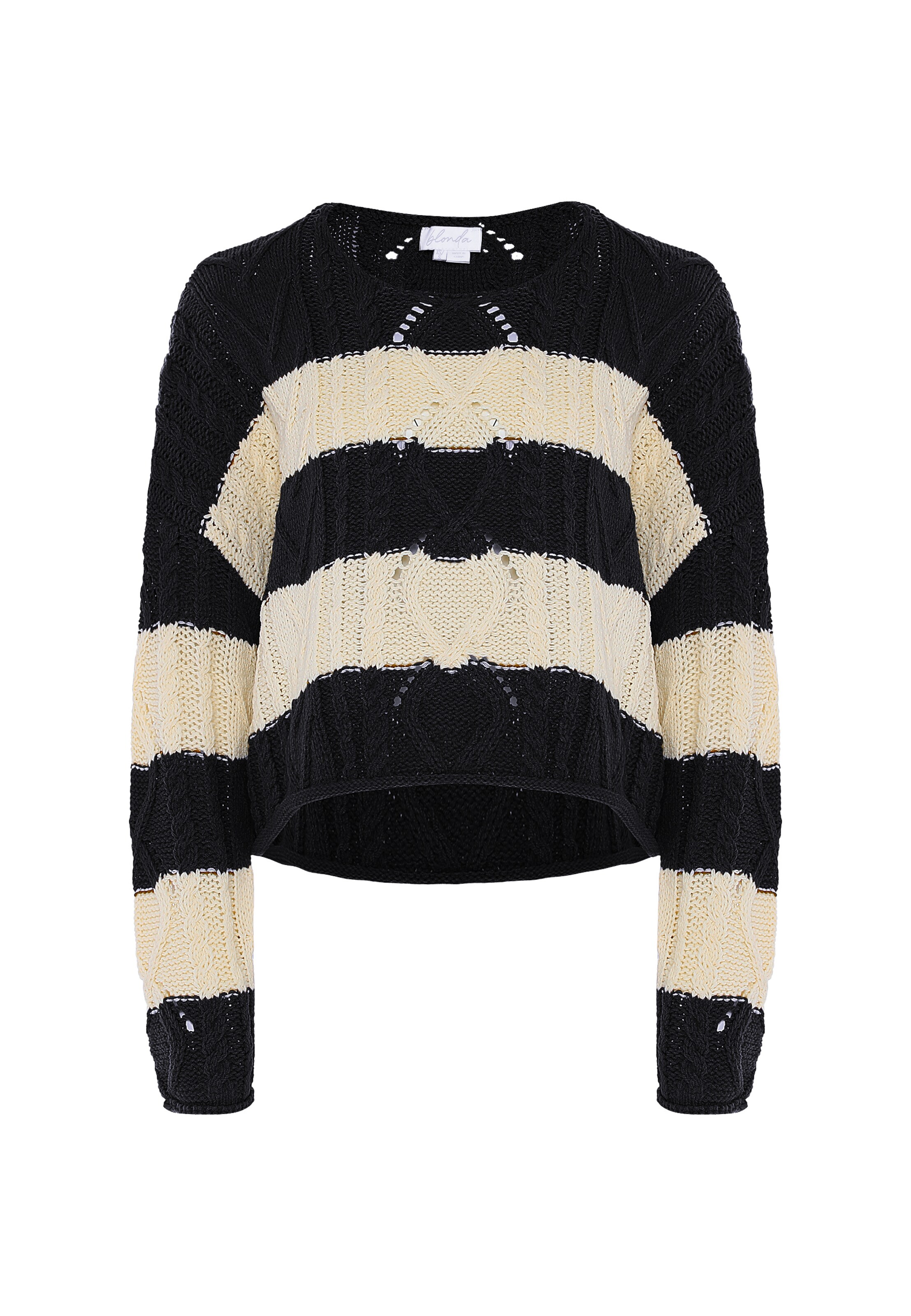 BLONDA Πουλόβερ σε μαύρο: μπροστά