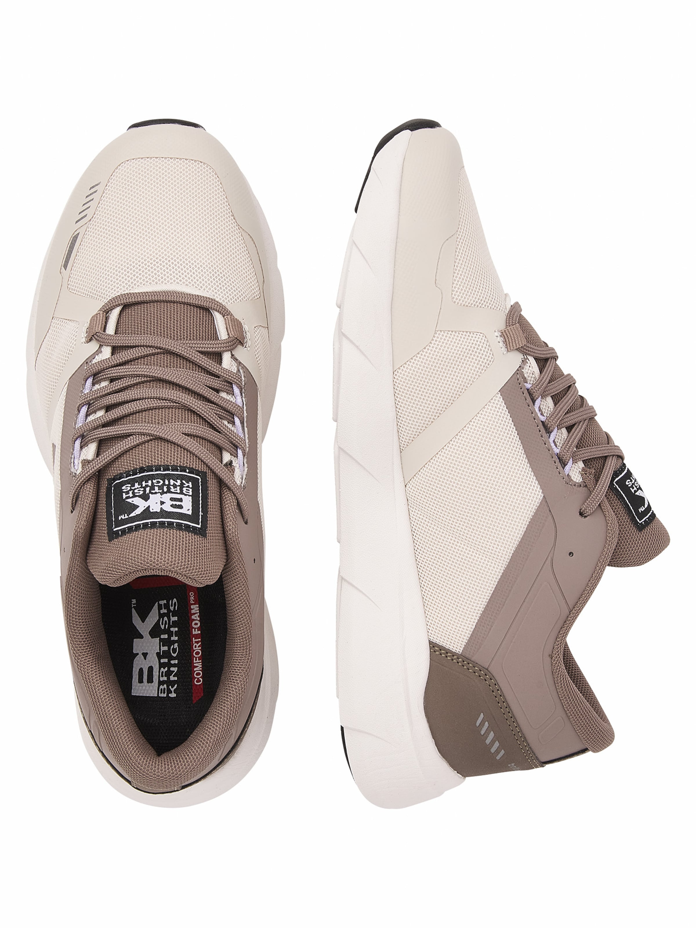 BRITISH KNIGHTS Sneaker 'LUXON' in Beige: oben