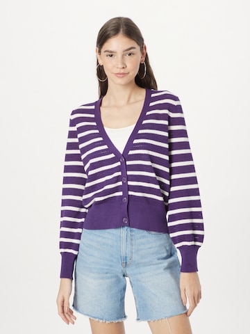 Cardigan ESPRIT en violet : devant