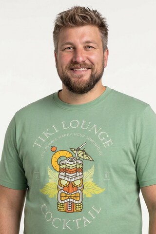 Men Plus T-Shirt in Grün