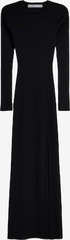 Bershka Knitted dress in Black: front