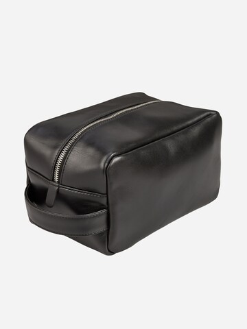 NEGOTIA Leather Toiletry Bag 'Apex' in Black