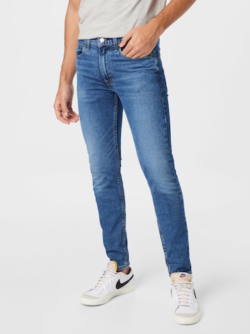 LEVI'S ® Kitsas Teksapüksid '519 Ext Skinny Hi Ballb', värv sinine: eest vaates