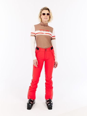PROTEST Athletic Sweatshirt 'PRTCreate' in Brown