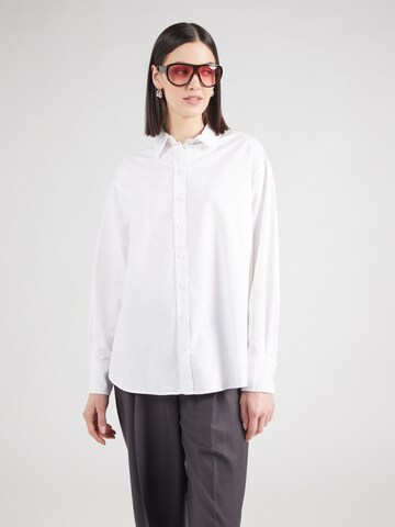 PIECES Blouse 'PCPOPPY' in White: front