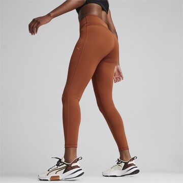 PUMA Skinny Workout Pants in Brown