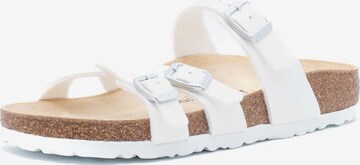 BIRKENSTOCK Mules 'Franca' in White: front