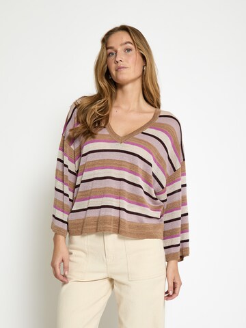 Pullover 'Jolina' di minus in lilla: frontale