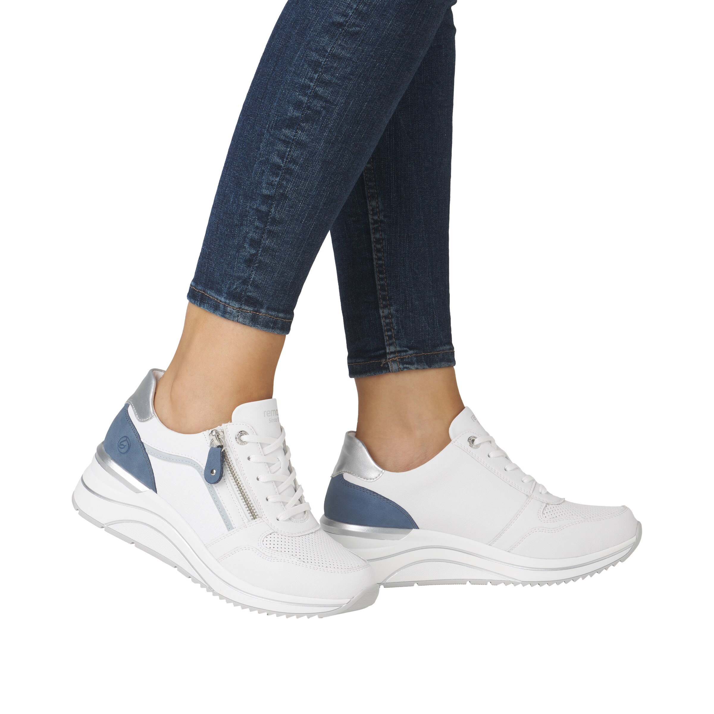 REMONTE - Sapatilhas baixas 'D0T10' em branco