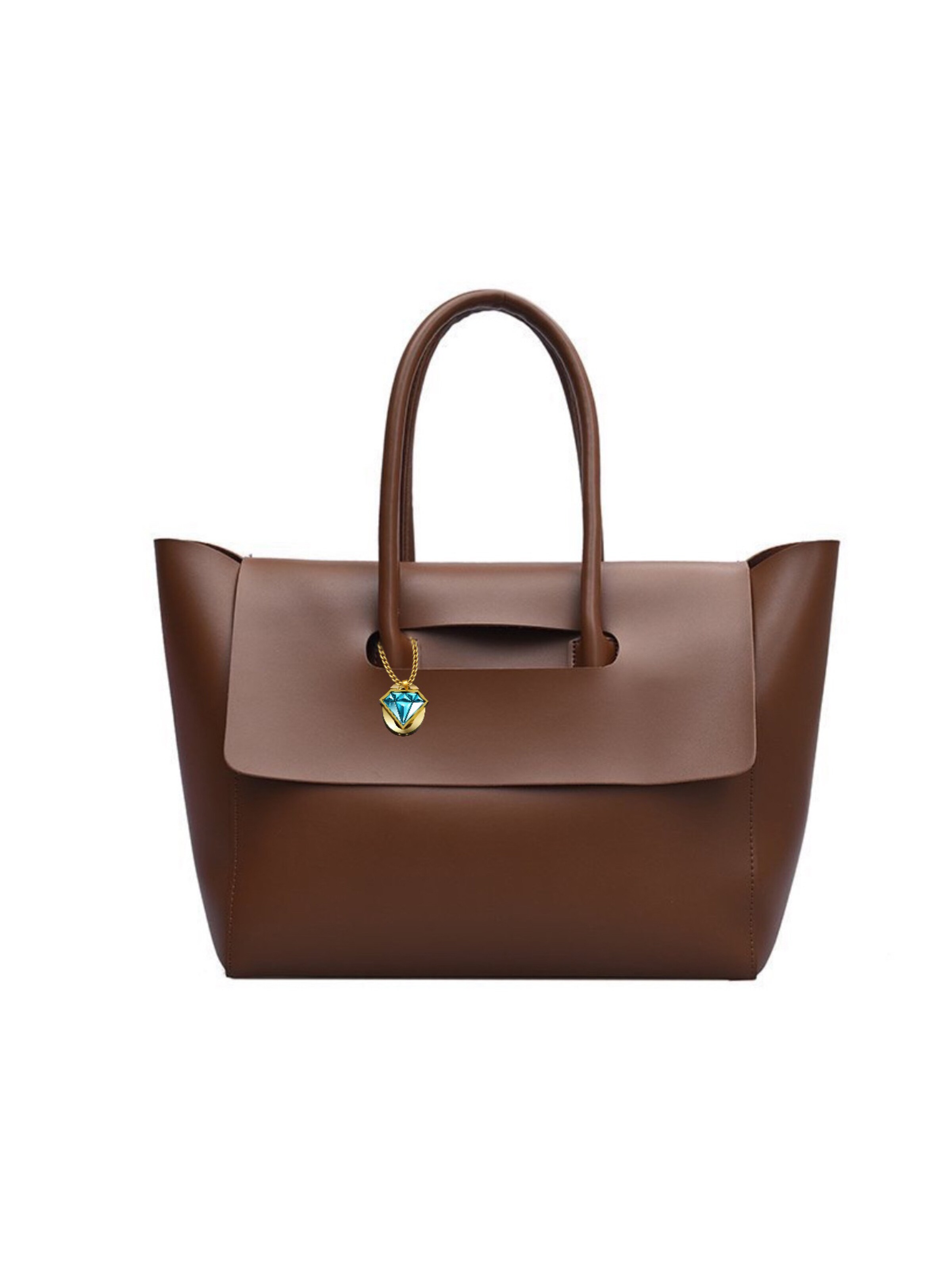 Elegon Handbag 'Model Bhutan' in Brown: front