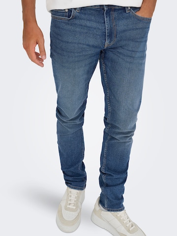 Coupe slim Jean 'ONSLoom' Only & Sons en bleu