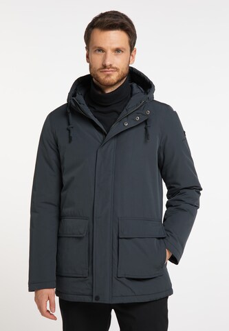 DreiMaster Klassik Winter jacket in Blue: front