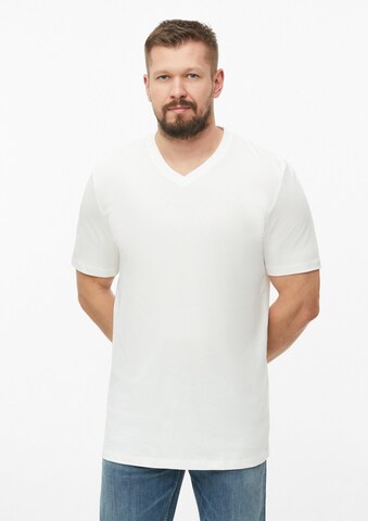 s.Oliver Men Tall Sizes Shirt in White: front
