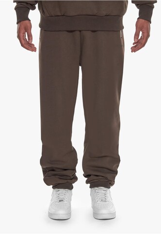 Dropsize Loosefit Broek in Bruin: voorkant