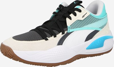 Pantofi sport 'Court Rider Summer Days' PUMA pe turcoaz / gri închis / negru / alb, Vizualizare produs
