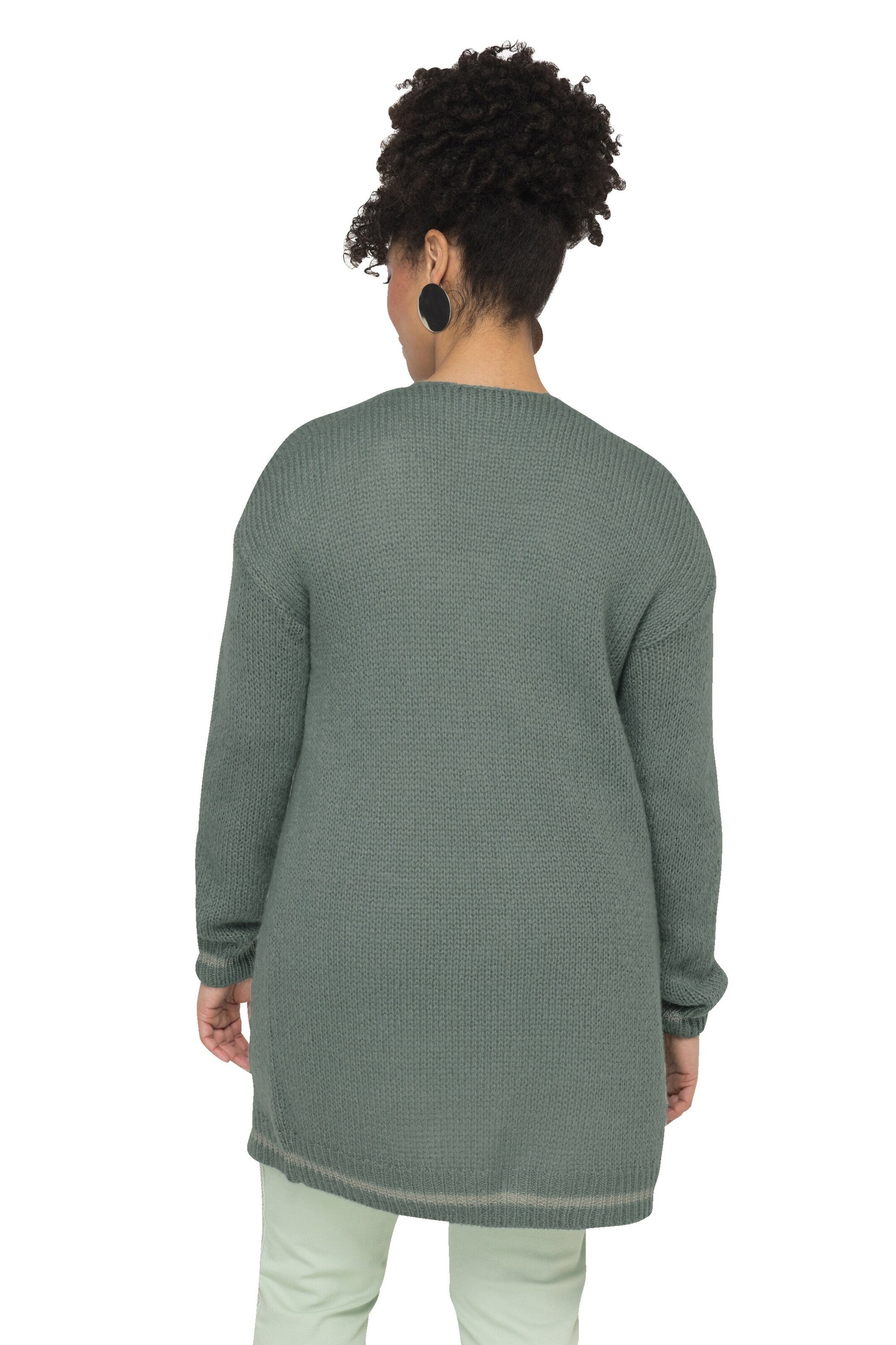 MIAMODA Strickjacke in Grün