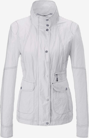 Veste mi-saison MADELEINE en blanc : devant