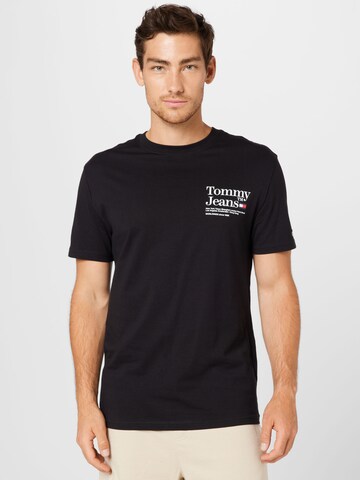 Tommy Jeans Koszulka w kolorze czarny: przód