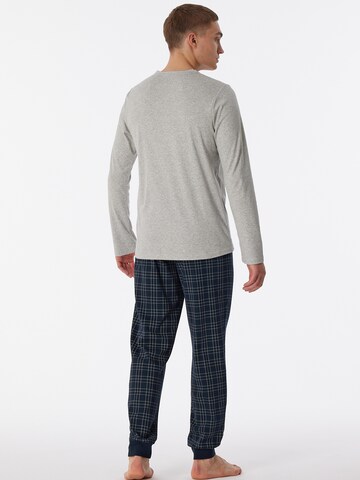 Pyjama long ' Fine Interlock ' SCHIESSER en bleu
