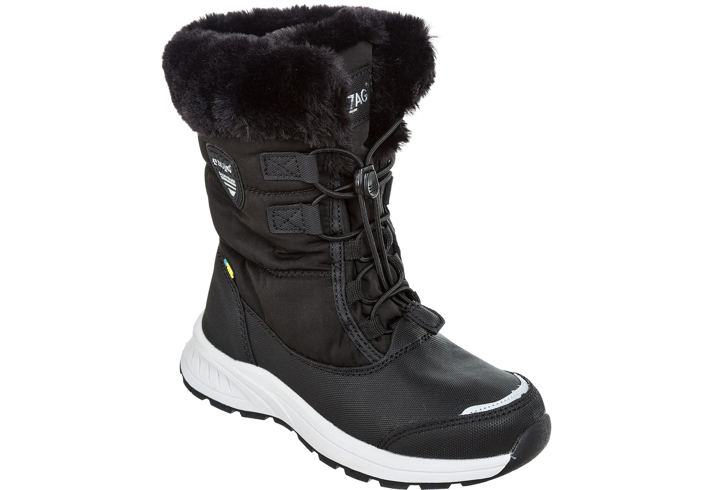 ZigZag Snow Boots 'Wesend' in Black
