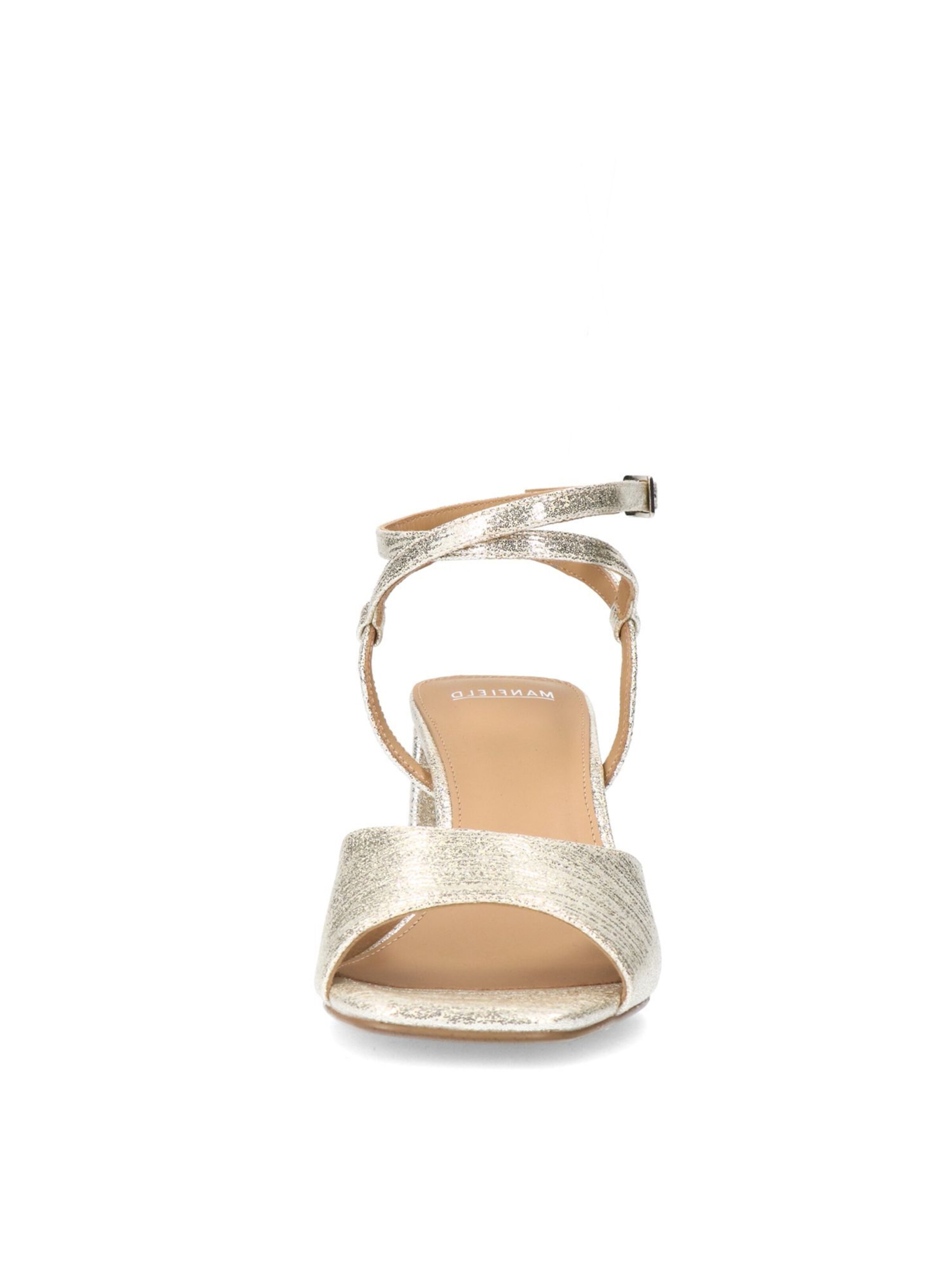 MANFIELD Sandaal in Goud