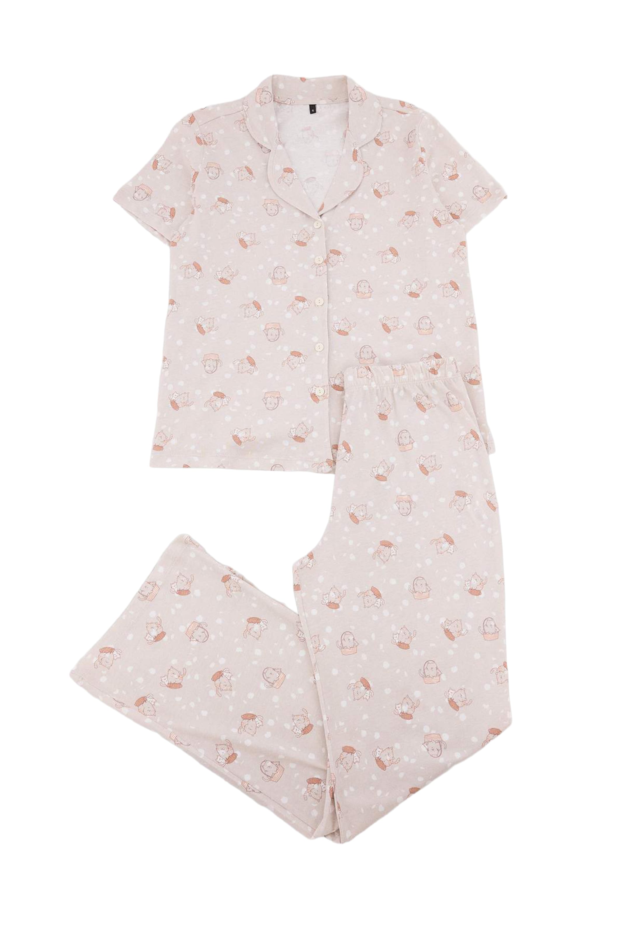 Trendyol - Pijama em bege: frente